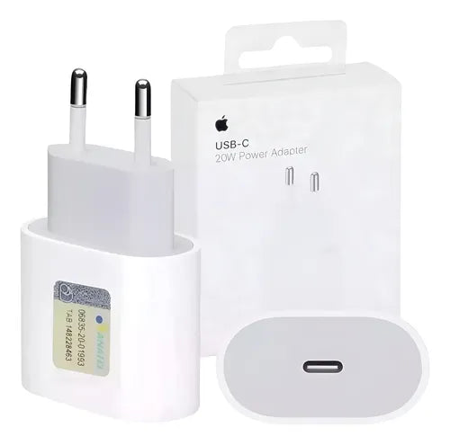 Fonte Usb C 20w Turbo Original Para iPhone 11 12 13 14 15 16